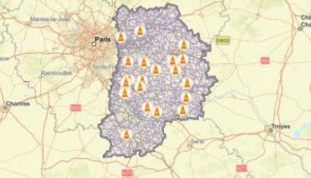 Anticipez vos déplacements avec la carte Infos Routes 77